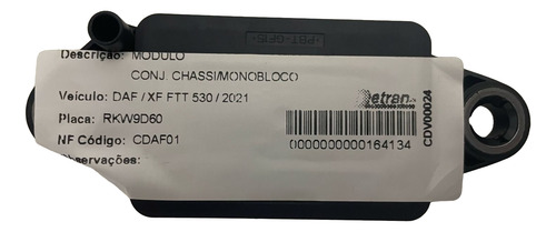 Módulo Esc Control Unit Xf Ftt 530 2021 - 4460650801