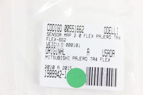 Sensor Map 2.0 Flex Pajero Tr4 Flex 10/15 Usado (662)
