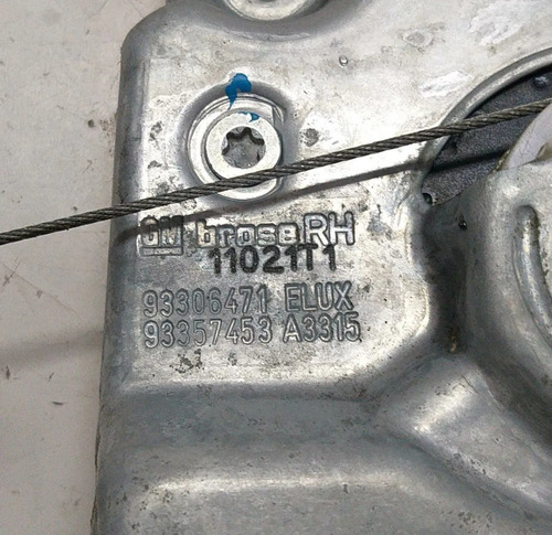 Maquina Vidro Traseira Direita Gm Vectra 06 A 2011 93306471