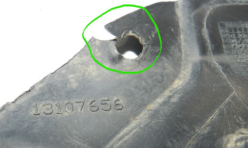 Para-barro Traseiro Direito Gm Vectra 2008 A 2011 Detalhe
