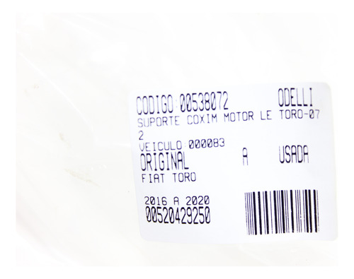 Suporte Coxim Motor Lado Esquerdo Toro 16/20 Usado (072)