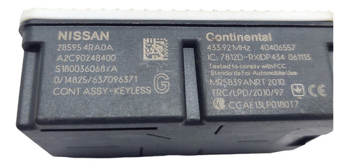 Módulo Assy Keyless Nissan Altima 2.5 Ano 2013 2014