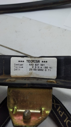 Máquina Vidro Manual Le Vw Gol Saveiro G2 G3 01/11 5x3637501