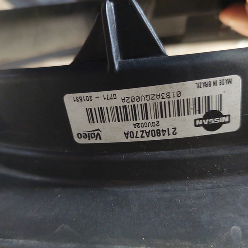 Defletor Do Radiador Nissan Livina 1.8 Ano 2009 A 2014