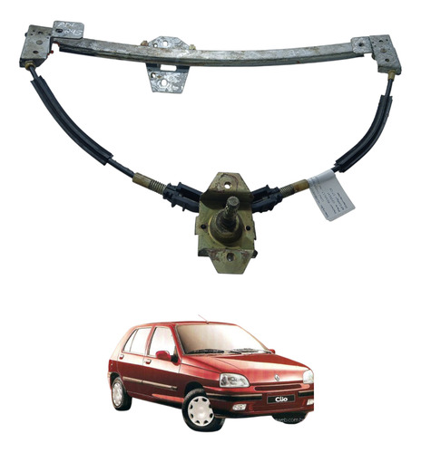 Máquina Vidro Manual Tras. Esquerdo Renault Clio 1999 (ap)