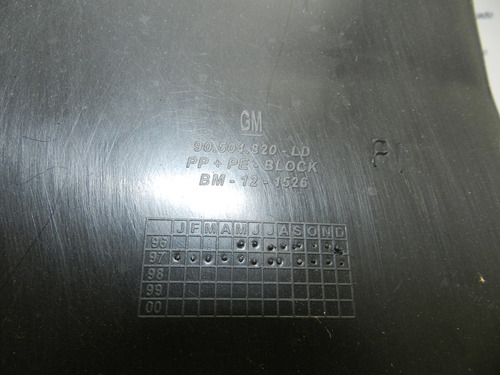 Para-barro Traseiro Direito Gm Vectra 1997 A 2005 90504820