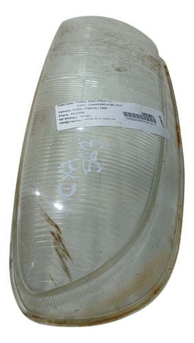 Lente Farol L/e Ford Fiesta 1998 (ap) Cxa 563