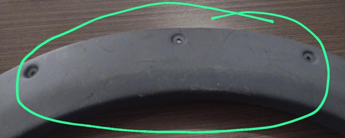 Moldura Paralama Traseiro Lado Esquerdo Fiat Uno Way 04/13