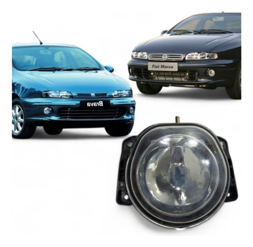 Farol De Milha Fiat Brava Marea 1998 A 2003