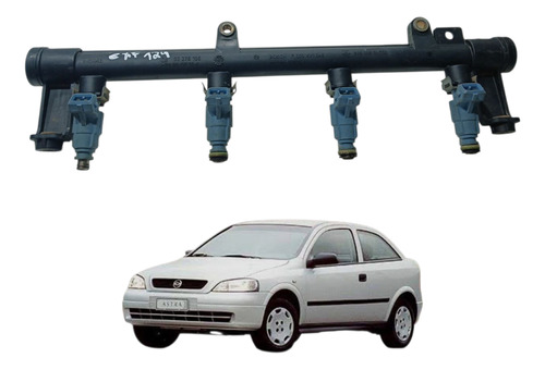 Flauta Com Bicos Injetores Gm Astra 2.0 2001 (ap)