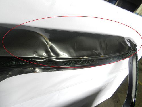 Tampa Traseira Porta-malas S/ Vidro Honda Crv 08/11 Detalhe