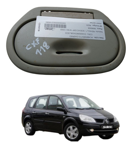 Espelho Interior Renault Scenic 2005 Com Detalhe (ap)