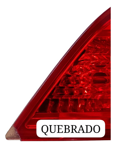 Lanterna Tampa Mala Peugeot 408 2011 2012 2013 2014 Esquerdo