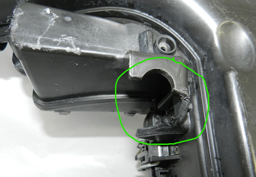 Caixa Filtro Ar Com Sensor Maf Honda Fit 2009 A 2014 Detalhe