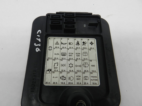 Acabamento Tampa Caixa Fusível Gm Blazer S10 1995 A 2000