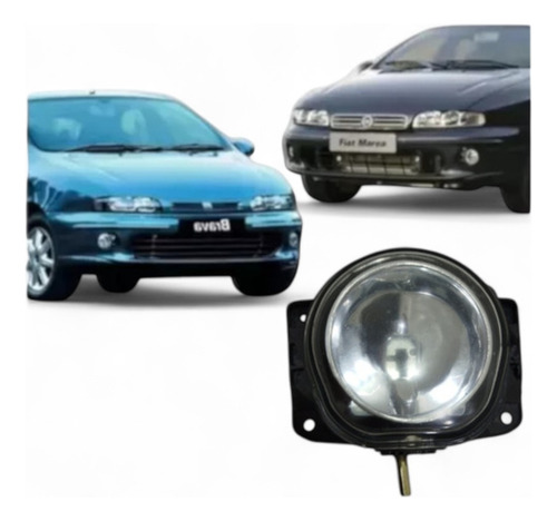 Farol De Milha Fiat Brava Marea 1998 A 2003