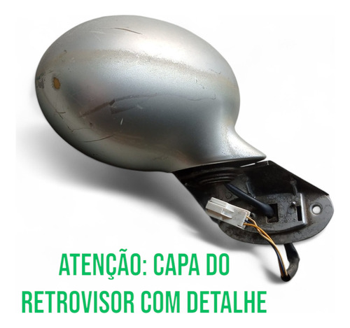 Retrovisor Elétrico Direito Chery Qq 2011 A 2014