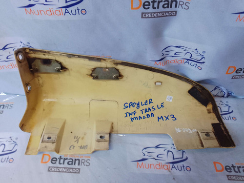 Spoiler Inferior Traseiro Lado Esquerdo Mazda Mx3  11716