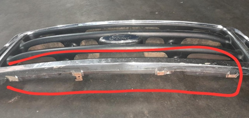 Grade Dianteira Radiador Ford F250 99/06 Com Detalhe