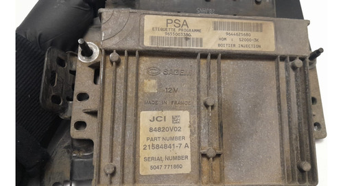 Módulo Injeção 206 1.4 8v 04/09 9655003380 | 215848417a