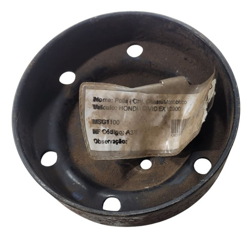 Polia Bomba Da Água Honda Civic/ 2008 (al) Adl Cxa 572