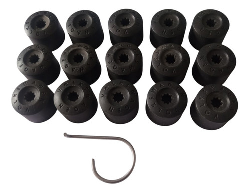 Capa Parafuso Roda Kit 15 Unidades Chave Passat Var B6 2006