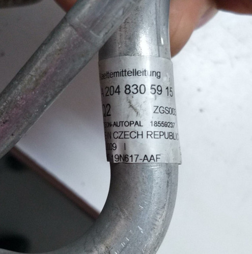 Mangueira Ar Condicionado Mercedes C200 2010 A2048305915