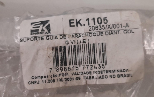 Guia Para-choque Dianteiro Esquerdo Paralelo Gol Voyage G6