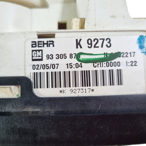 Comando Ar Condicionado Gm Meriva 2003 A 2011