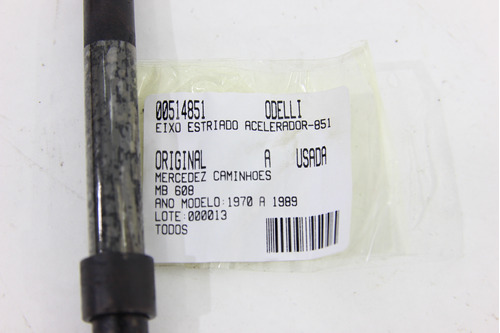 Eixo Estriado Acelerador Mb 608 70/89 Usado (851)
