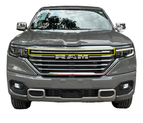 Friso Cromado Superior Grade Frontal Rampage Laramie 2024