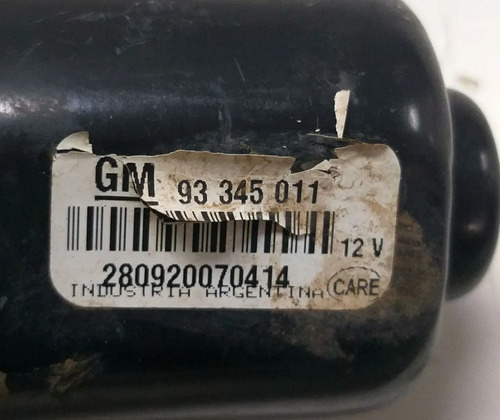 Motor Limpador Para Brisa Gm Celta Prisma 2008 A 11 93345011