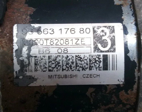 Motor Partida Arranque Citroen C4 C5 2.0 2007 96563176803