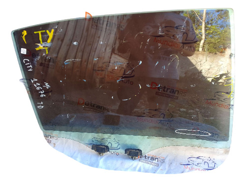 Vidro Porta Traseira Direita Honda City 2008/...  11676