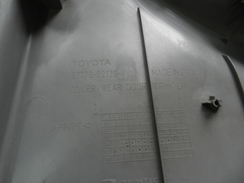 Forro Porta Traseira Esquerda Toyota Corrola 2003 A 2008 