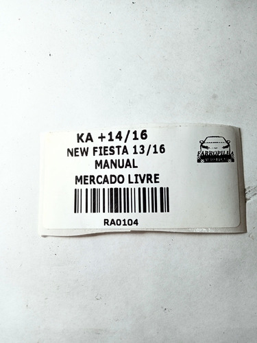 Kit Radiador Completo Ford Ka + / New Fiesta 11/17 Manual 