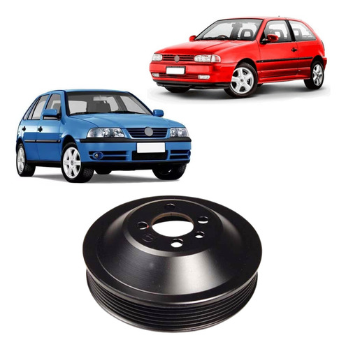Polia Do Virabrequim Gol G2 G3 G4 1.0 8v At 1997 Em Diante