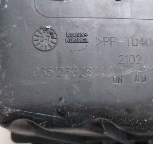 Caixa Filtro Ar Peugeot 307 2.0 16v 2007 9651230280