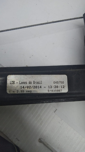 Máquina Vidro Diant Esquerda Fiat Uno Fiorino 10/19 51835887