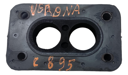 Flange Base Baquelite Carburador Escort Gol Cht 1.6 Ap 1.8