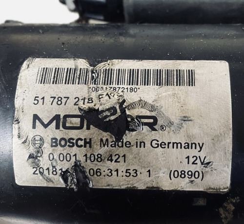 Motor Partidajeep Compass Toro Renegade 2.0 Die. 0001108421