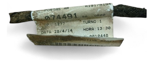 Chicote Da Porta Traseira Esquerda Peugeot 208 2013 A 2016