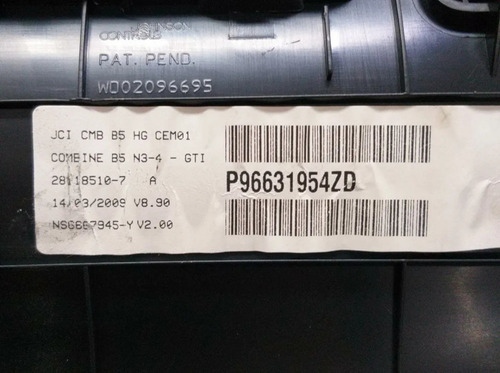 Painel Instrumentos Citroen C4 2010 Wo02096695 216742437