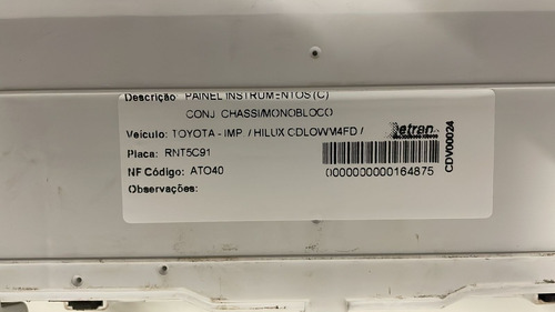 Painel De Instrumentos Hilux Srv 2021 Manual 83800fdt41