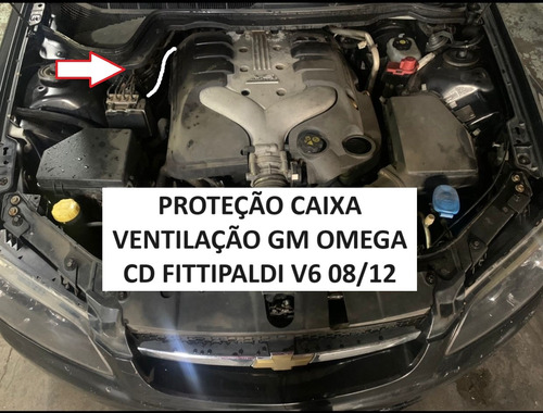 Proteção Caixa Ventilação Gm Omega Cd Fittipaldi V6 08/12