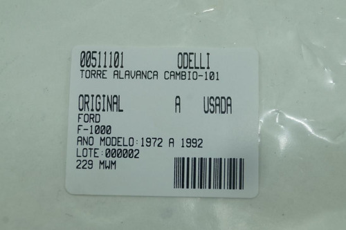 Torre Alavanca Câmbio F-1000 72/92 Usado (101)