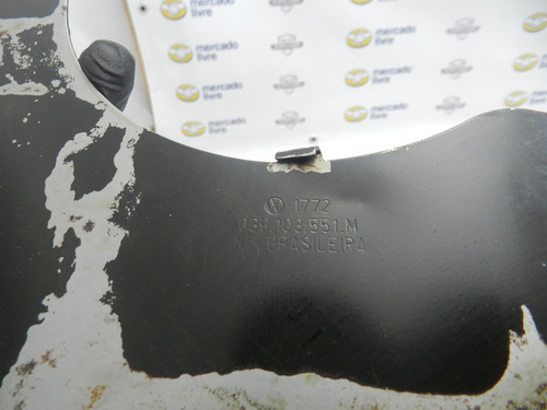 Chapa Defletor Flange Motor Gol Golf Polo Voyage Saveiro 1.6