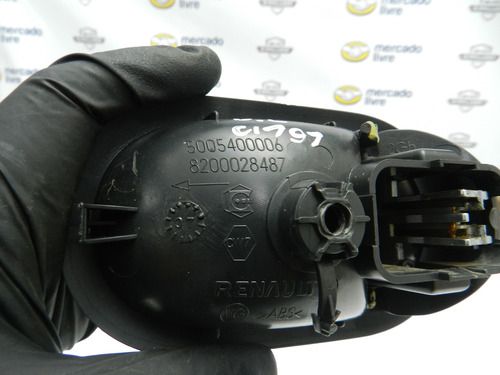 Maçaneta Interna Lado Esquerdo Prateada Renault Megane 06/13