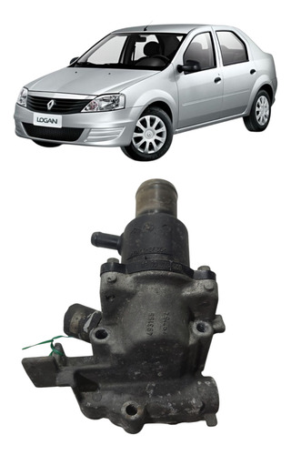 Carcaça Válvula Termostatica Renault Logan 2009 (al)