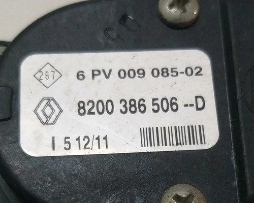 Pedal Acelerador Renault Sandero 2009 A 2014 6pv00905802
